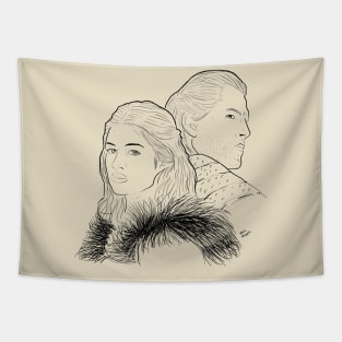 Yennefer e Geralt - The Witcher Tapestry