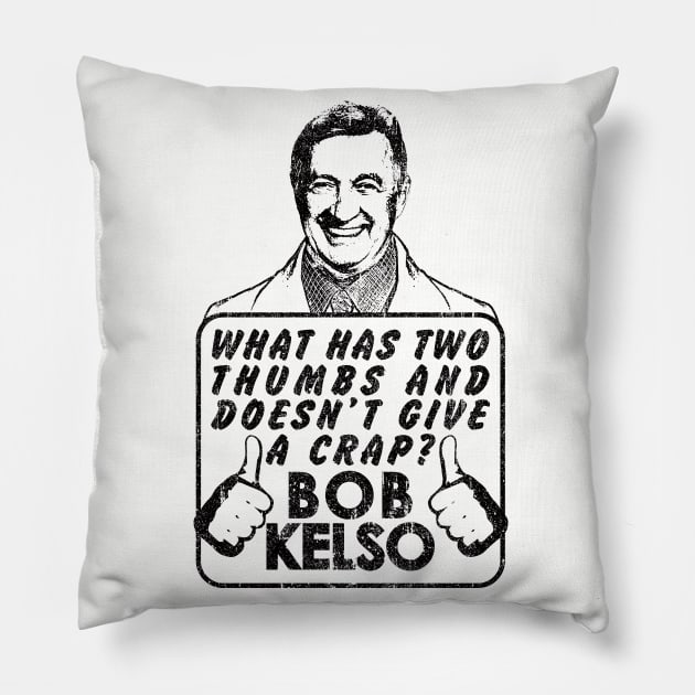 Bob Kelso (Variant) Pillow by huckblade