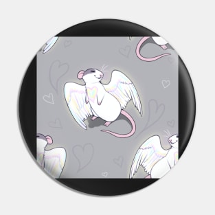 Heart Rat Pin