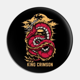 Flying Dragon King Crimson Pin