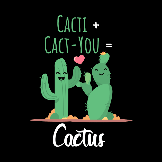 Cactus couple love cute by maxcode