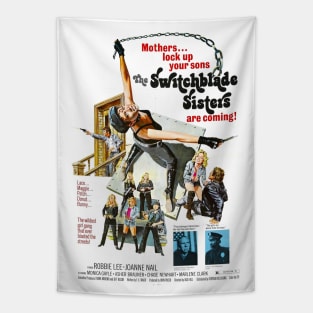 Switchblade Sisters 1975 poster Tapestry