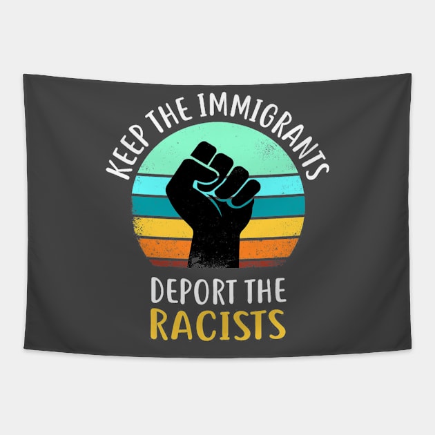 deport the racist Tapestry by HenryHenry