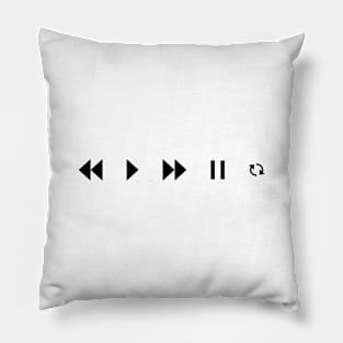 Play Record Music Love Vintage Retro Style DJ Band Idol Gift Pillow