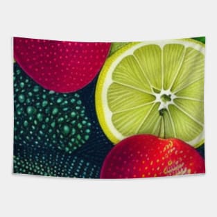 Summer Fruits Patterns Tapestry