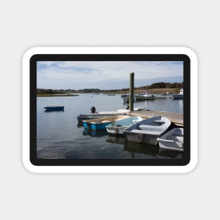 dinghies at the pier Magnet