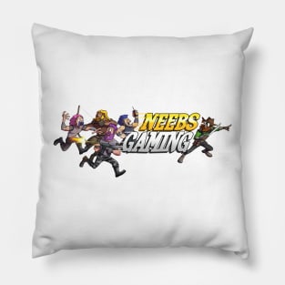 NEEBS GAMING logo funnt Pillow