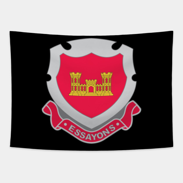 Us Army Corps Of Engineers Essayons Corps Of Engineers Tapestry Teepublic