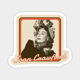 joan crawford classic retro Magnet