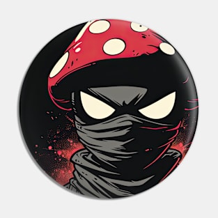 Mushroom ninja Pin