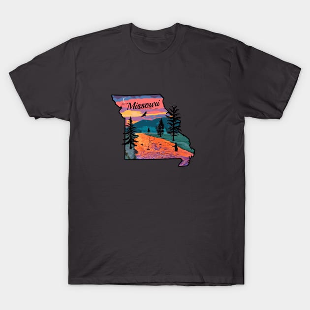 Retro Vintage Sunset-Fishing T-Shirt Graphic by T-Shirt Design