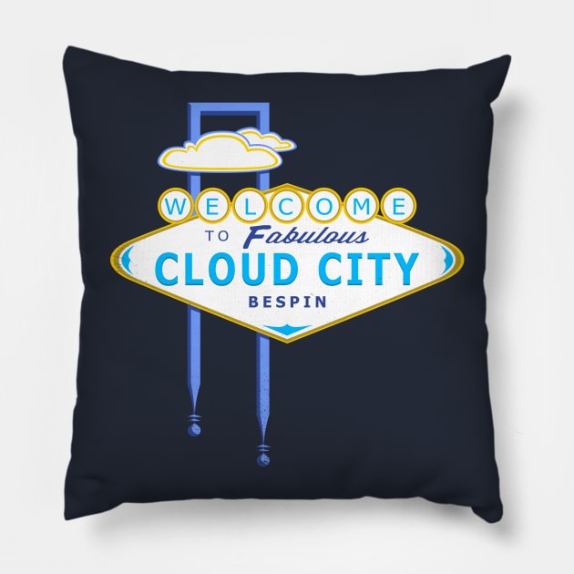 Viva Cloud City Pillow by blairjcampbell