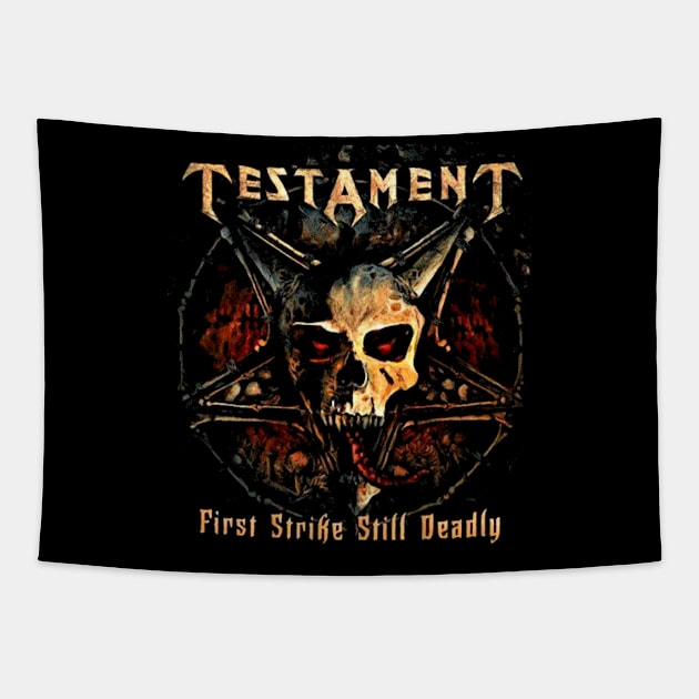 TESTAMENT MERCH VTG Tapestry by VikiMinimalist