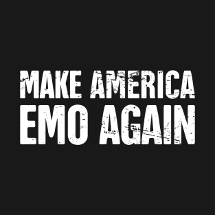 Funny American Emo Design T-Shirt