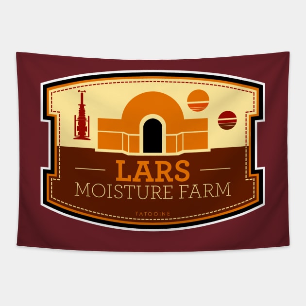 Lars Moisture Farm Tapestry by AngryMongoAff