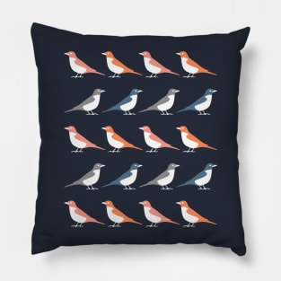 Birds Of A Feather (Misty) Pillow