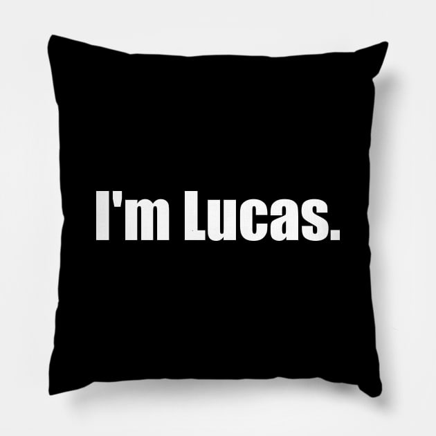 I'm Lucas Pillow by J