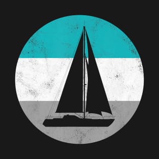 Sailboat Sailing Retro T-Shirt