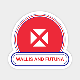 Wallis and Futuna Country Badge - Wallis and Futuna Flag Magnet