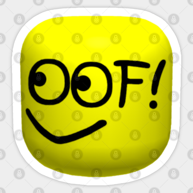 Roblox Oof Roblox Sticker Teepublic - africa oof roblox id