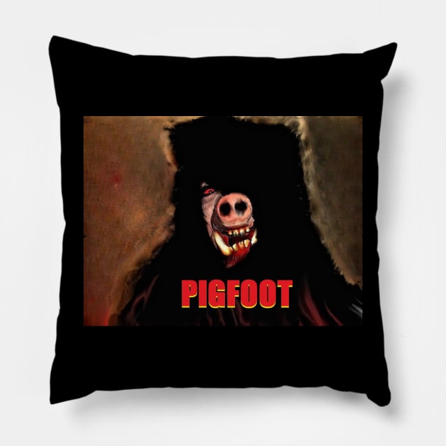 PIGFOOT Pillow by Great Lakes Artists Group