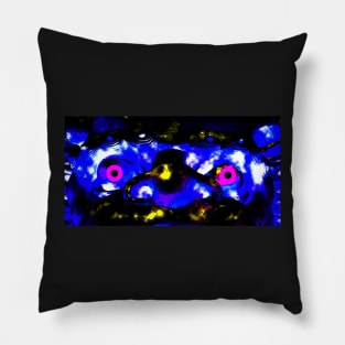 Pink eyes face mask design A Pillow