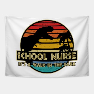 Jurassic School Nurse - All Colors Tapestry