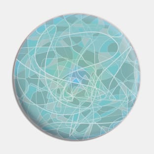 Mosaic Blue Planet Pin