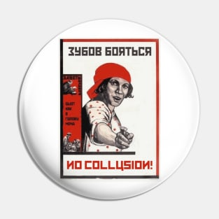 Fake News - No Collusion! Pin