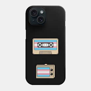 Discreet Pride Transgender Flag Phone Case