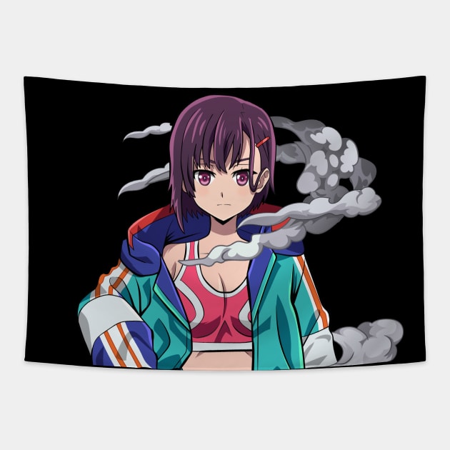 Zom 100 - Shizuka Mikazuki Tapestry by mounier