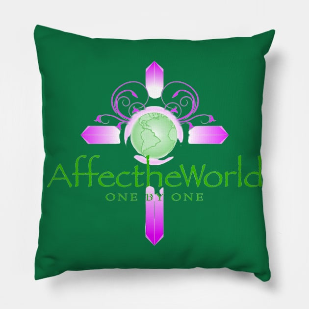 Affecttheworld One by One 2 Pillow by The Mask Shoppe Unlimited