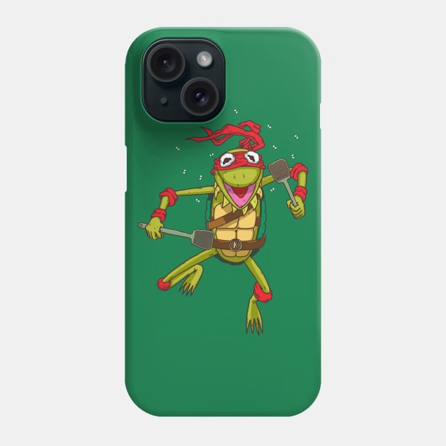 Teenage Mutant Ninja Frog Phone Case by Tabryant