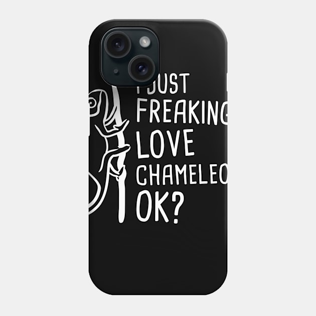 Funny Lizard Chameleon Graphic Phone Case by MeatMan