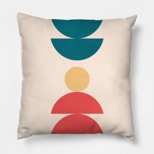 Colorful - Minimalist Geometric Shapes Pillow