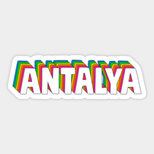 Antalya Stickers Teepublic