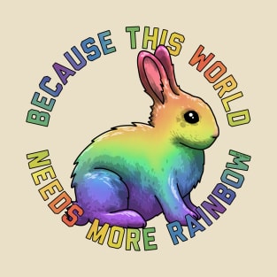 More Rainbow Bunny T-Shirt