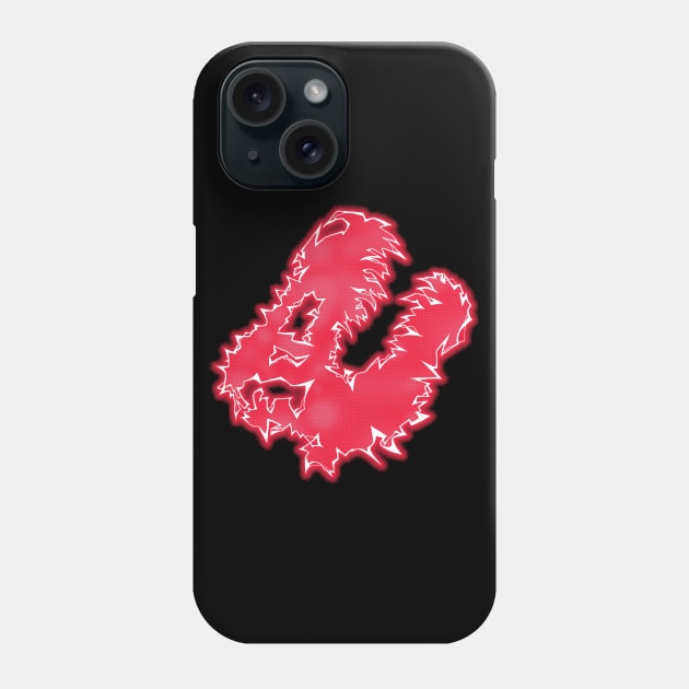 Power Skull - Tyrannosaurus Red Phone Case by DCLawrenceUK