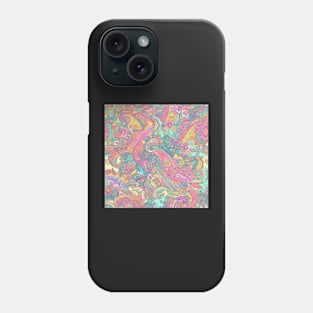 Riot of Color Paisley Pattern Phone Case