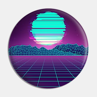 80s Glitch of the future Pin