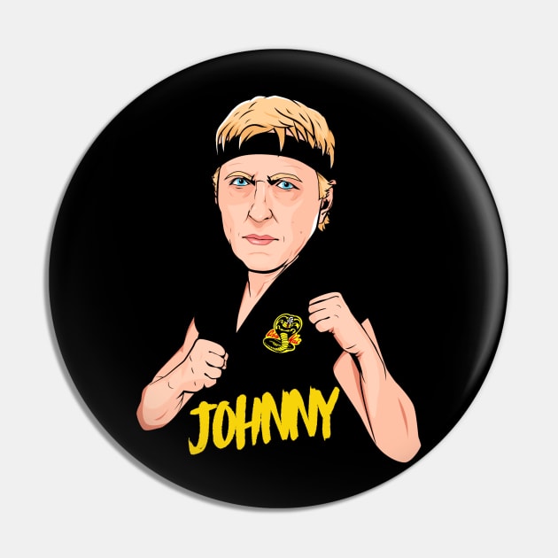 Johnny Lawrence Cobra Kai Pin by portraiteam