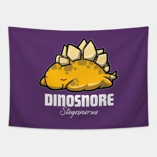 Dinosnore - Sleeping Stegosaurus Tapestry