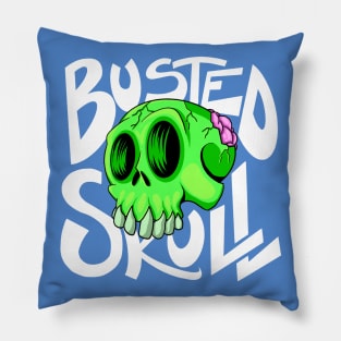 Busted Skull Pillow