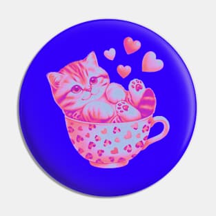 Cup of kitty Pin