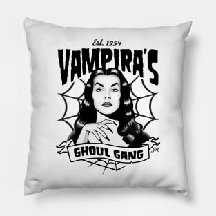 Vampira's Ghoul Gang Est.1954 Pillow