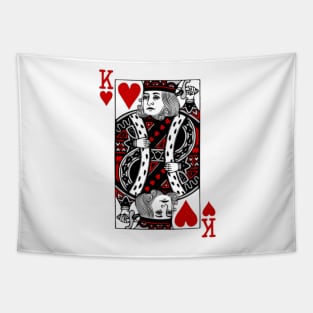 king of hearts Valentines Day (his and her) Tapestry