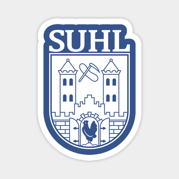 Suhl Coat of Arms (white) Magnet by GetThatCar