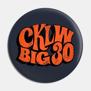 vintage CKLW 90s FM Radio Pin