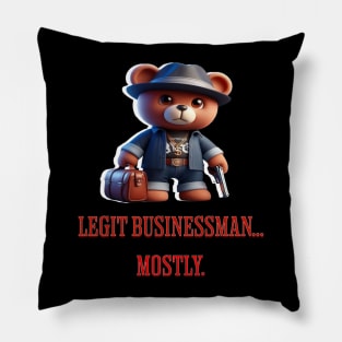 Teddy bear Business man Pillow