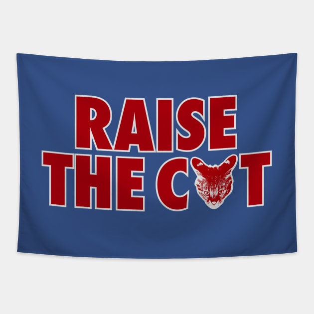 Raise the Cat 1: For Morris Animal Refuge Tapestry by Center City Threads